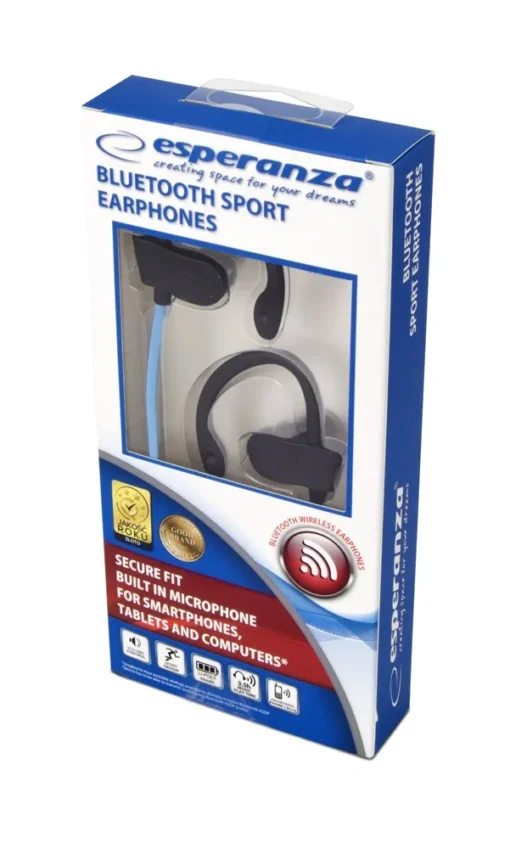 Esperanza BLUETOOTH EARPHONES BLACK/BLUE - Image 2