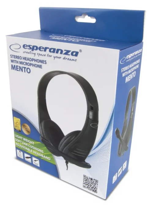 Esperanza STEREO слушалки WITH MICROPHONE MENTO - Image 2