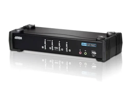 ATEN 4-Port USB DVI/Audio KVMP Switch CS1764-AT-G - Image 2