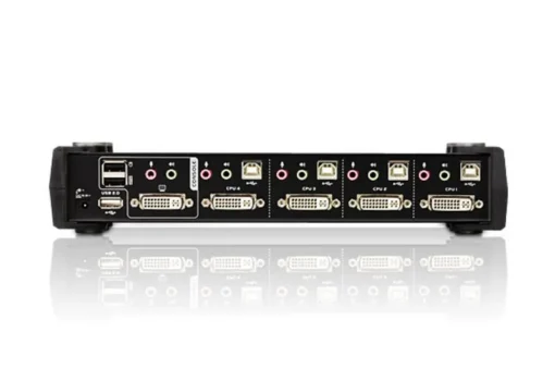 ATEN 4-Port USB DVI/Audio KVMP Switch CS1764-AT-G - Image 3