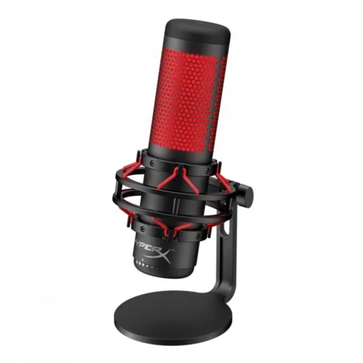 HyperX Microphone QuadCast black-red