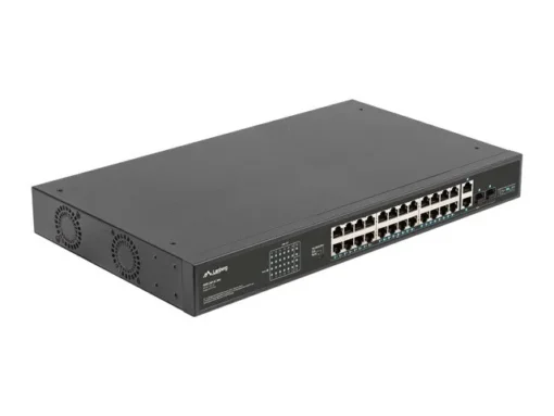 Lanberg Switch 24X 100MB POE+ RSFE-24P-2C-360 - Image 3