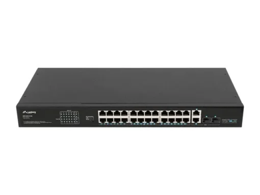 Lanberg Switch 24X 100MB POE+ RSFE-24P-2C-360