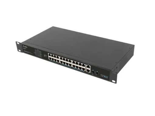 Lanberg Switch 24X 100MB POE+ RSFE-24P-2C-360 - Image 4