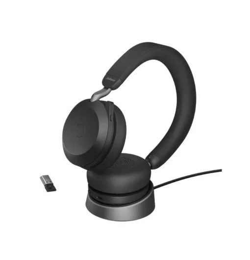 Jabra слушалки Evolve2 75 Link380a MS Stereo Stand