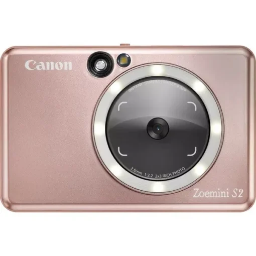 Canon Camera with printer function ZOEMINI S2 4519C006 pink rose