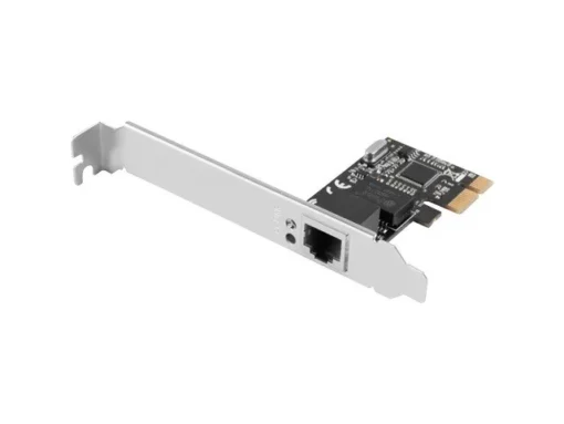 Lanberg Network card PCI-E 1X RJ45 1GB RTL8111C low profile - Image 4