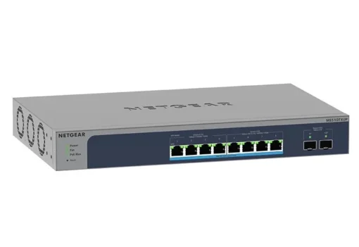 Netgear Switch Smart MS510TXUP 4x2.5G PoE++ 4x10G PoE++ 2xSFP+ - Image 4