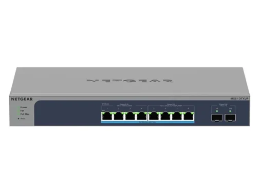 Netgear Switch Smart MS510TXUP 4x2.5G PoE++ 4x10G PoE++ 2xSFP+