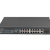 Lanberg Switch 16X 100MB POE+/2X combo unmanagedrack 19-inch gigabit ethernet 150W