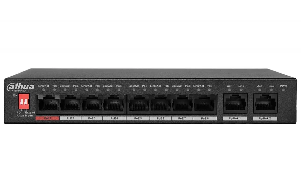 Dahua PFS3010-8ET-96-V2 8 ports switch POE