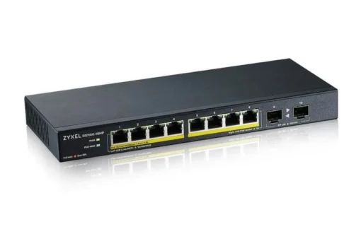 Zyxel GS1100-10HP-EU0102F 120W PoE 8xGigabit 2xFiber Uplilk Switch - Image 2