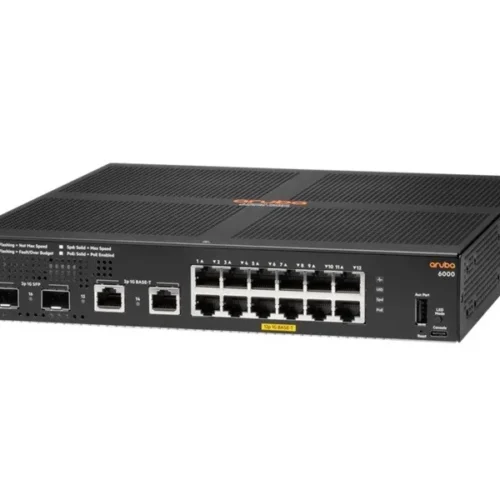 Hewlett Packard Enterprise ARUBA 6000 12G CL4 2SFP 139W Switch R8N89