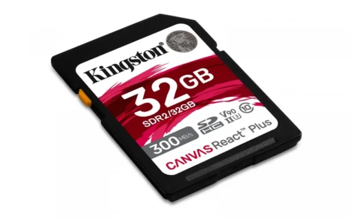 Kingston памет card SD 32GB Canvas React Plus 300/260 UHS-II U3 - Image 2