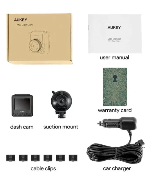 AUKEY AUKEY DRA5 DashCam Full HD 1920x1080@30p 170 - Image 3