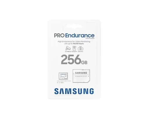 Samsung памет card microSD MB-MJ256KA/EU Pro Endurance 256GB + Adapter - Image 4