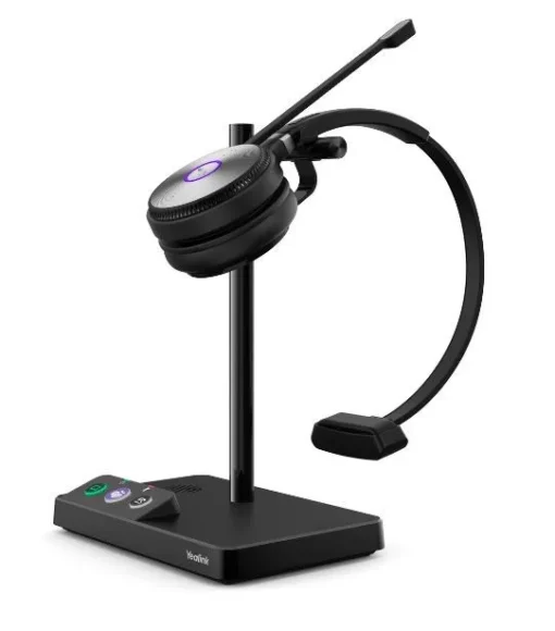 Yealink  безжични слушалки WH62 Mono charging stand Teams Dect