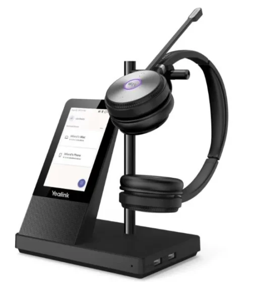 Yealink  безжични слушалки WH66 Dual charging stand Teams Dect