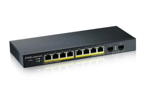 Zyxel Switch GS1900-10HP v2 8port L2 PoE 2xSFP 70W 802.3at - Image 2