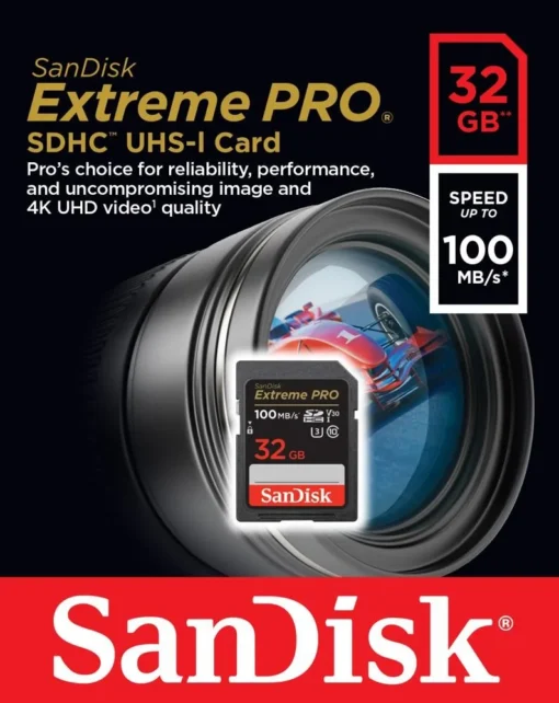 SanDisk Extreme Pro SDHC 32GB 100/90 MB/s V30 UHS-I U - Image 3