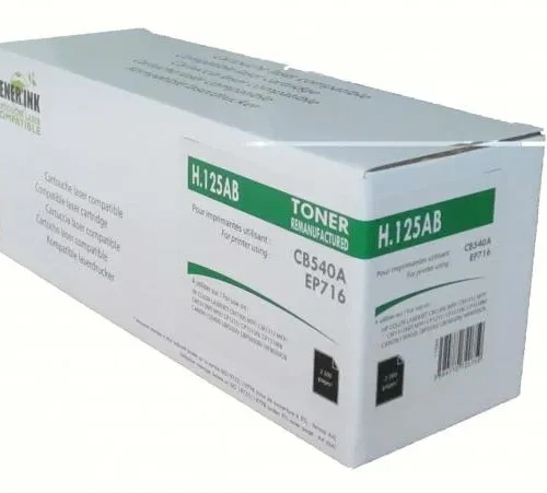Тонер касета GENERINK CB540A / EP716, HP Color LaserJet  CP1215/1312/1515/Canon LBP5050, Черен