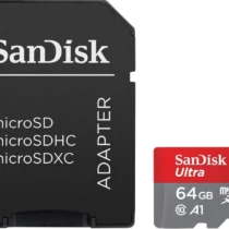 SanDisk Ultra microSDXC card 64GB 140MB/s A1 + Adapter SD