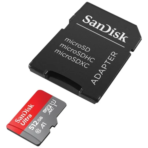 SanDisk Ultra microSDXC card 512GB 150MB/s A1 + Adapter SD - Image 2