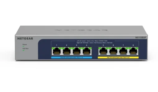 Netgear Netgear MS108UP Switch 8x2.5GE PoE++