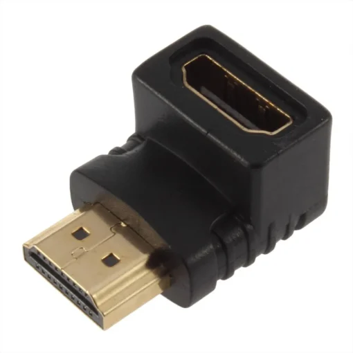 Адаптер (преходник) Преходник No brand HDMI F - HDMI M Ъглов Черен -