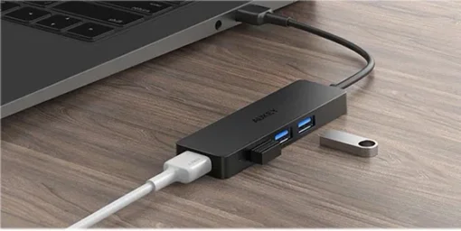 AUKEY Hub USB-A CB-H39 | Ultra Slim | 4w1 | 4xUSB 3.0 | 5Gbps - Image 4