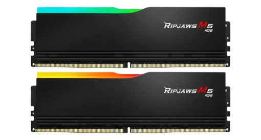 Памет за компютър G.SKILL Ripjaws M5 RGB Black 64GB(2x32GB) DDR5-6000 - Intel XMP