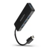 AXAGON Hub HUE-G1C 4x USB3.2 Gen 1 SLIM 14cm Type-C cable