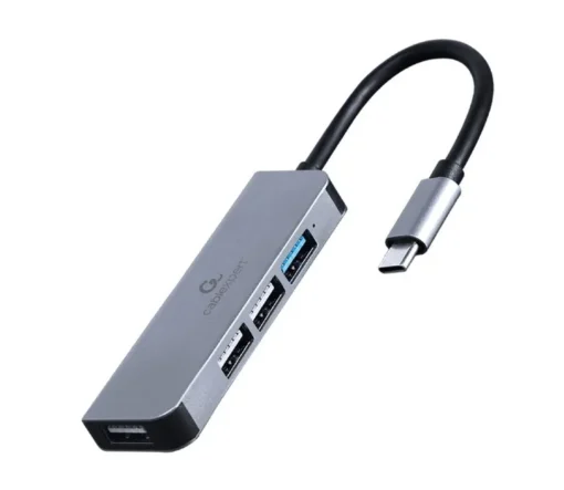 Gembird Hub 4-ports USB-C 3xUSB 2.0 USB 3.1