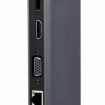 Gembird Adapter USB-C 9in1 HDMI USB-C PD VGA DP USBx3 Audio LAN