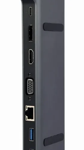 Gembird Adapter USB-C 9in1 HDMI USB-C PD VGA DP USBx3 Audio LAN
