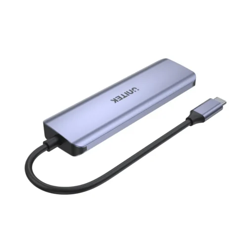 Unitek HUB USB-C 3.1 4x USB-C, 5 Gbps, 15cm - Image 3