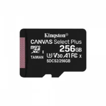 Kingston памет card microSD 256GB Canvas Select Plus 100/85MB/s