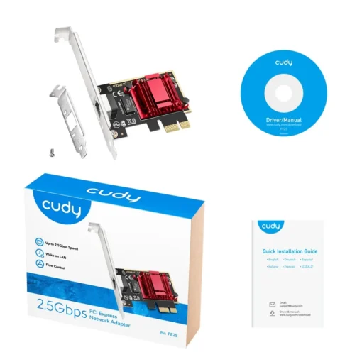 Cudy Network adapter PE25 2.5 Gb PCI-E - Image 4