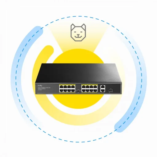 Cudy Switch FS1018PS1 16xFE PoE+ 200W 1xSFP - Image 2