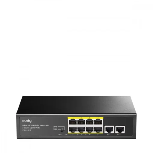 Cudy Switch FS1010PG 8xFE PoE+ 120W Gigabit Uplink - Image 2