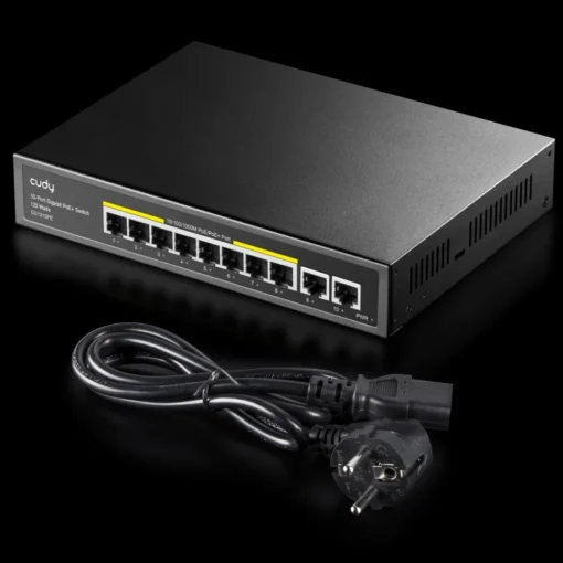 Cudy Switch GS1010PE 8 xGE PoE+ 120W 2xGb Uplink - Image 4