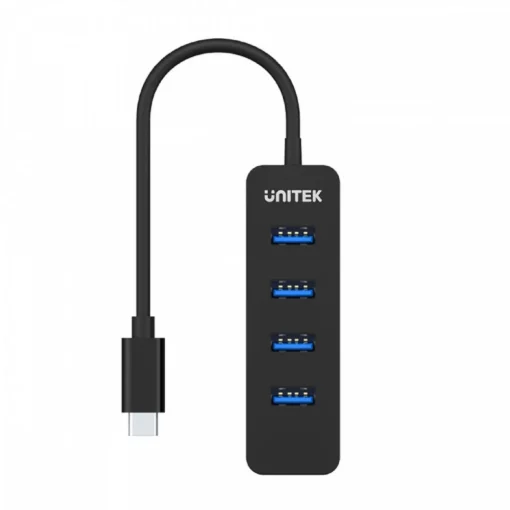 Unitek HUB USB-C, x USB 3.1, Active, 10W, H1117B - Image 2