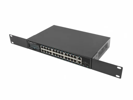 Lanberg Switch 24x1GB POE+ 2xGB RSGE-24P-2GE-2S-36 - Image 3