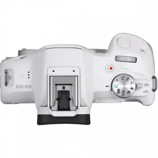 Canon Aparat bezlusterkowy EOS R50 biały + RF-S 18-45 IS STM 5812C013 - Image 3