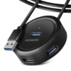 AXAGON AXAGON HUE-P1AL Hub 4-p ort USB 3.2 Gen 1 ROUND