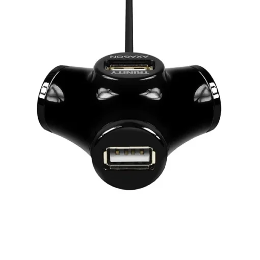 AXAGON AXAGON HUE-X3B Hub 4-po rt USB2.0 black - Image 3