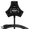 AXAGON AXAGON HUE-X3B Hub 4-po rt USB2.0 black