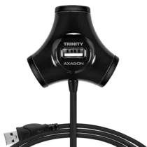 AXAGON AXAGON HUE-X3B Hub 4-po rt USB2.0 black