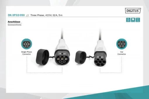 Digitus EV charging кабел DK-3P32-050 - Image 5