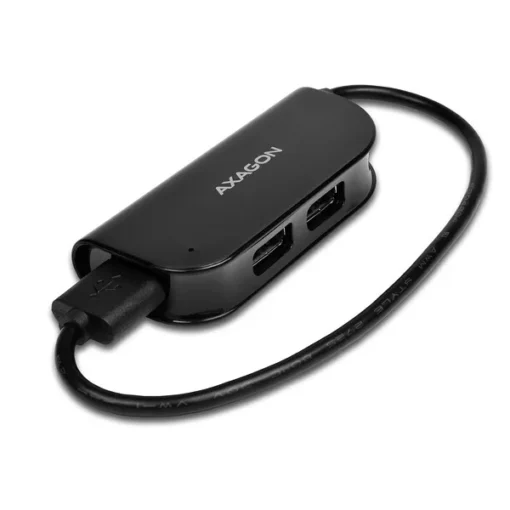 AXAGON AXAGON HUE-X4B Hub 4-po rt USB 2.0 black - Image 5